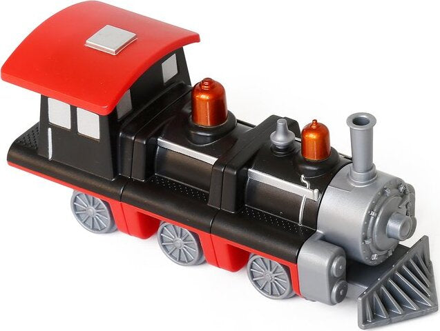 Magnetic Mix or Match Vehicles Deluxe Set 2 - Popular Playthings magnetic modular vehicle set with flying vehicles and STEM learning