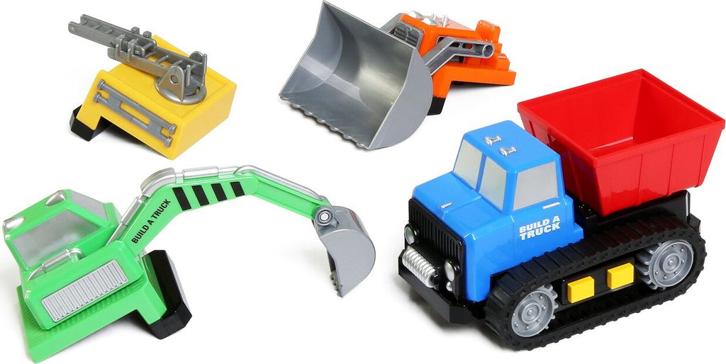 Magnetic Build-A-Truck FX - Popular Playthings magnetic construction truck with easy-snap assembly for young builders