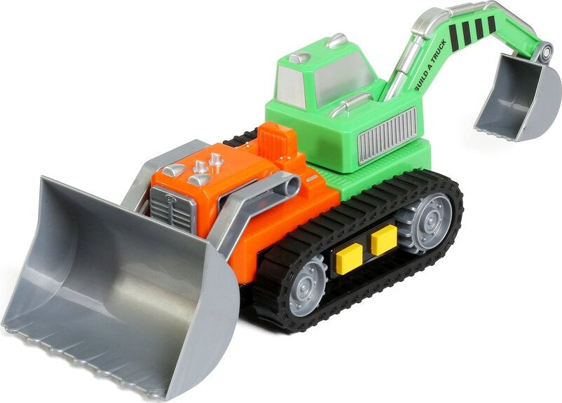 Magnetic Build-A-Truck FX - Popular Playthings magnetic construction truck with easy-snap assembly for young builders