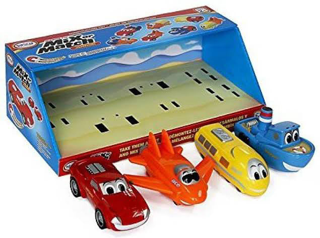 Mix or Match Junior - Popular Playthings modular vehicle set designed for younger children's creative building and vehicle play