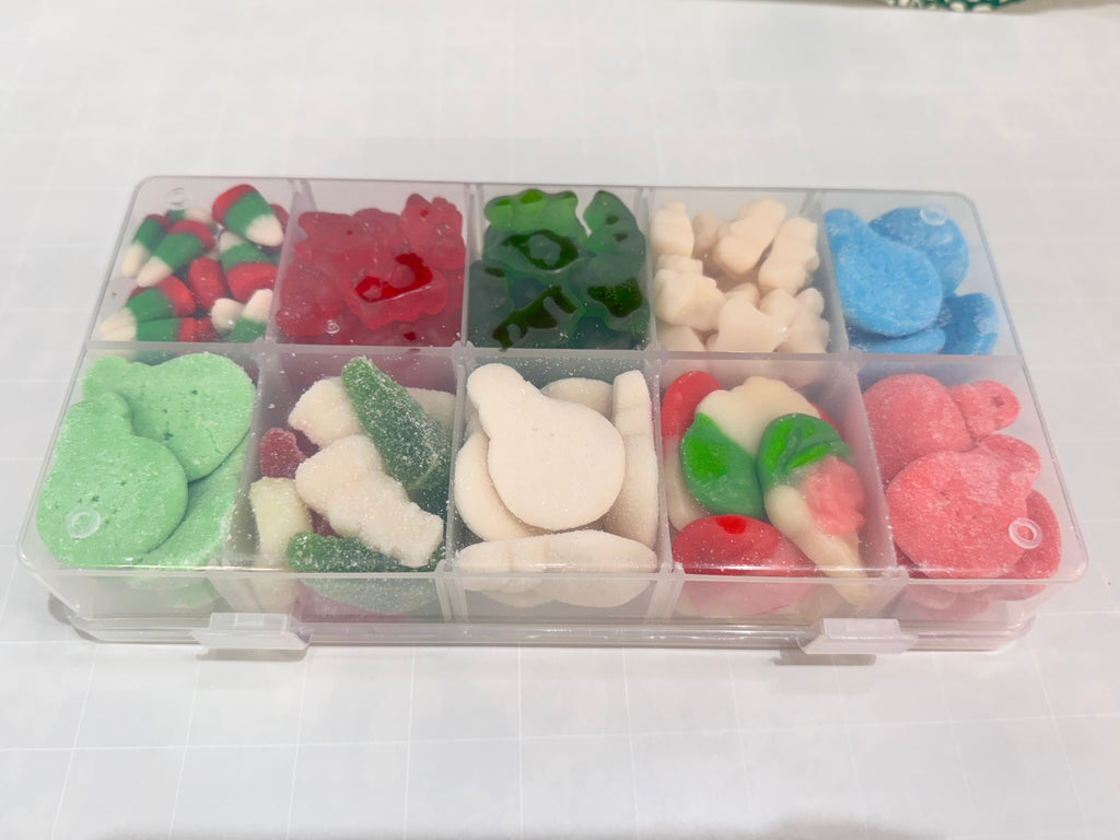10-Flavor Holiday Gummy Snack Box | Festive Candy Gift Se