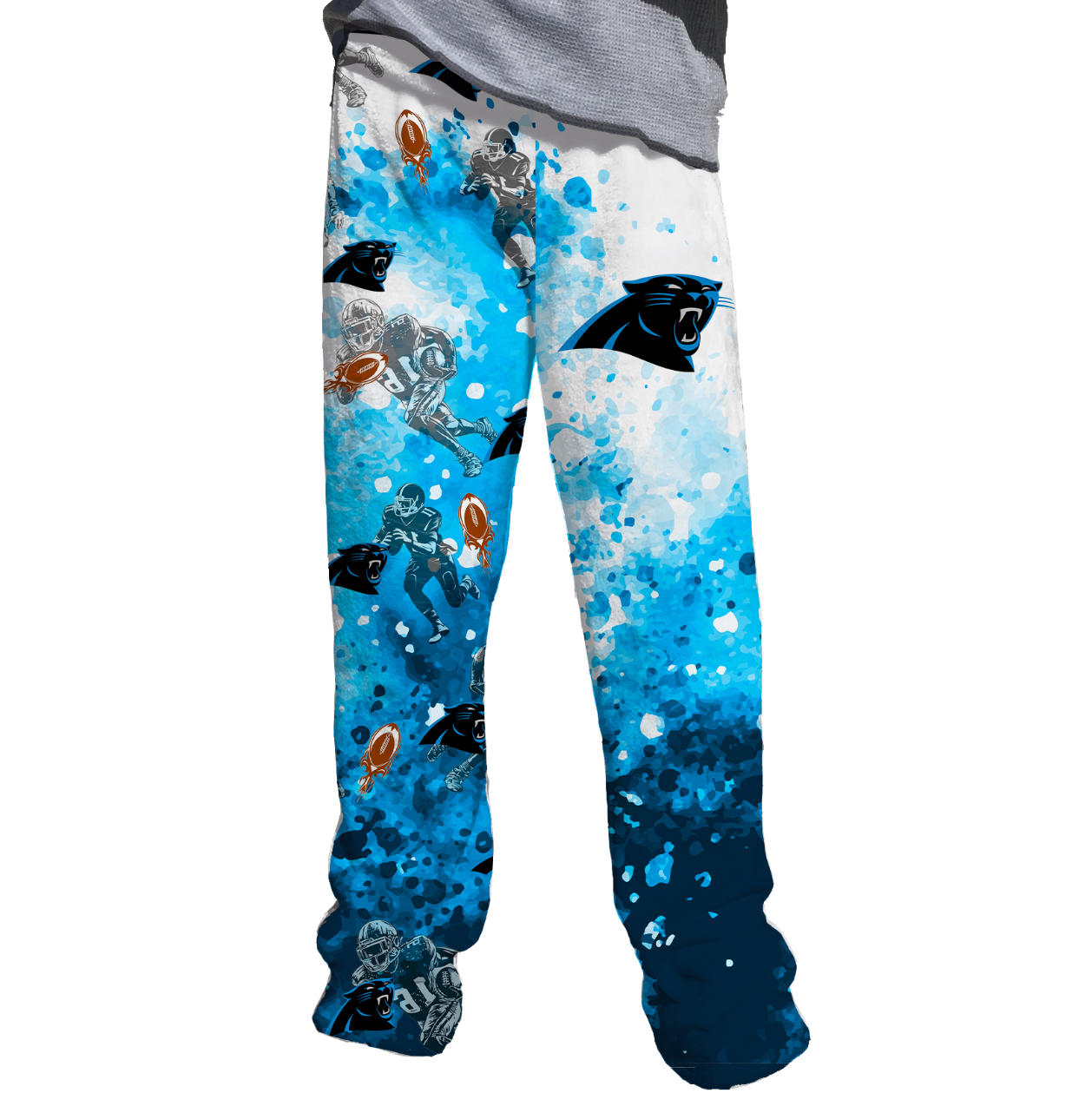 Carolina Panthers Fleece Lounge Pants by Penelope Wildberry
