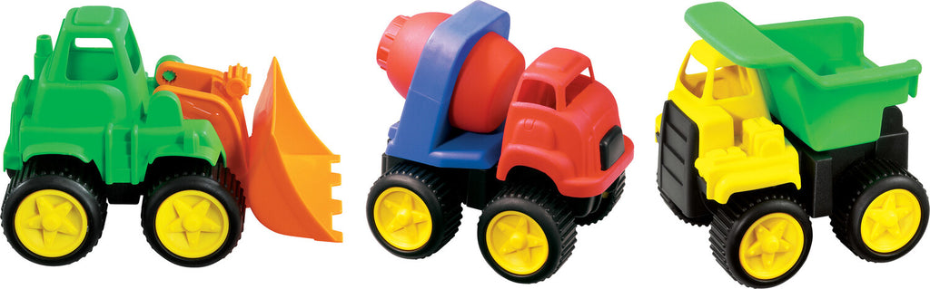 Little Tuffies Trucks - KidOozie durable baby-safe truck toys designed for toddlers' motor skill development and safe play