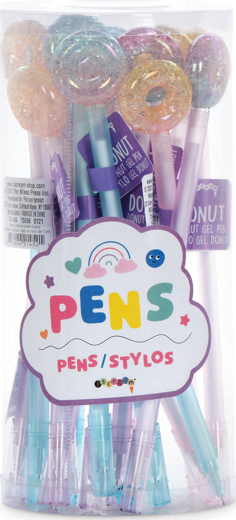 Sweet donut-themed gel pen with smooth flowing ink and adorable bakery design