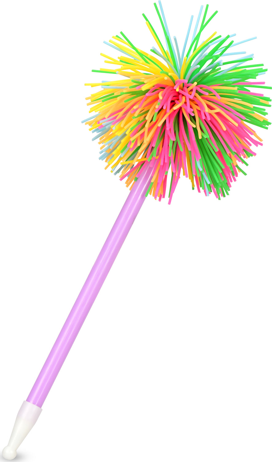 Wild rainbow crazy pen with vibrant multi-colored design for exciting colorful writing