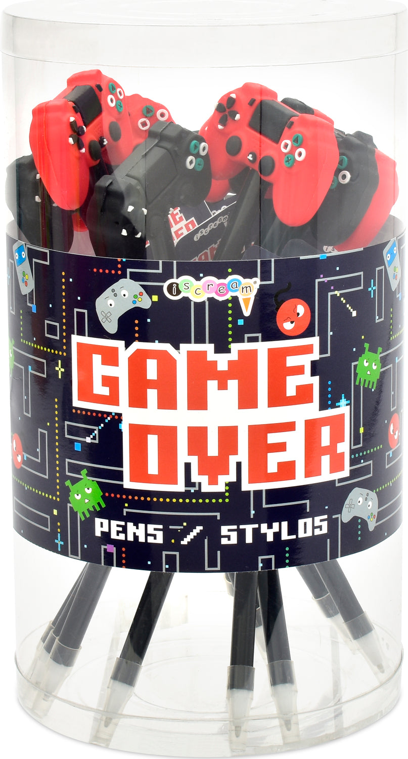 Gaming-themed pen with cool video game inspired designs, assorted styles available