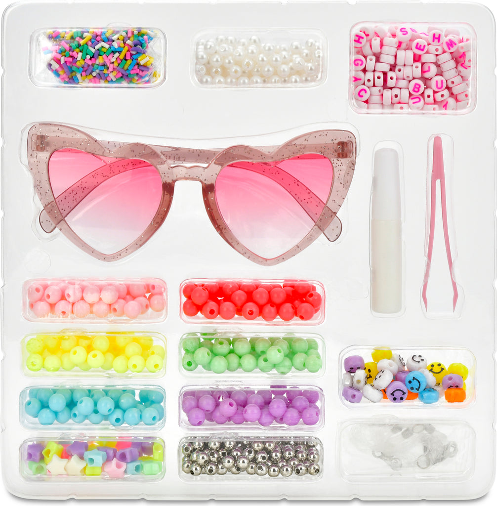 Make Your Own Glasses Set DIY craft kit for creating custom eyewear and accessories