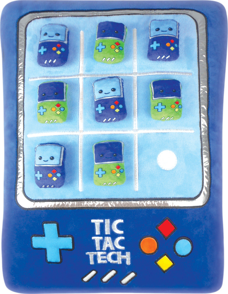 Tic-Tac Tech Fleece Plush toy with soft fleece material and tech-inspired design