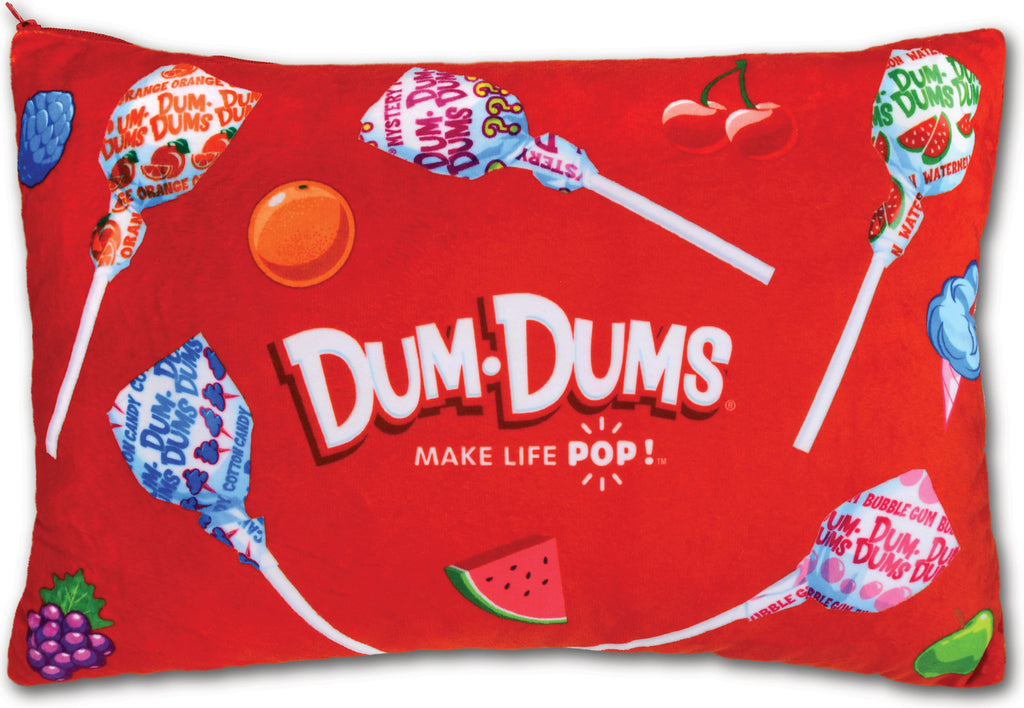 Dum-Dums Packaging Plush toy replica of classic lollipop package