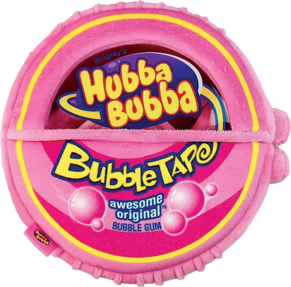 Hubba Bubba Packaging Plush toy replica of classic bubble gum package