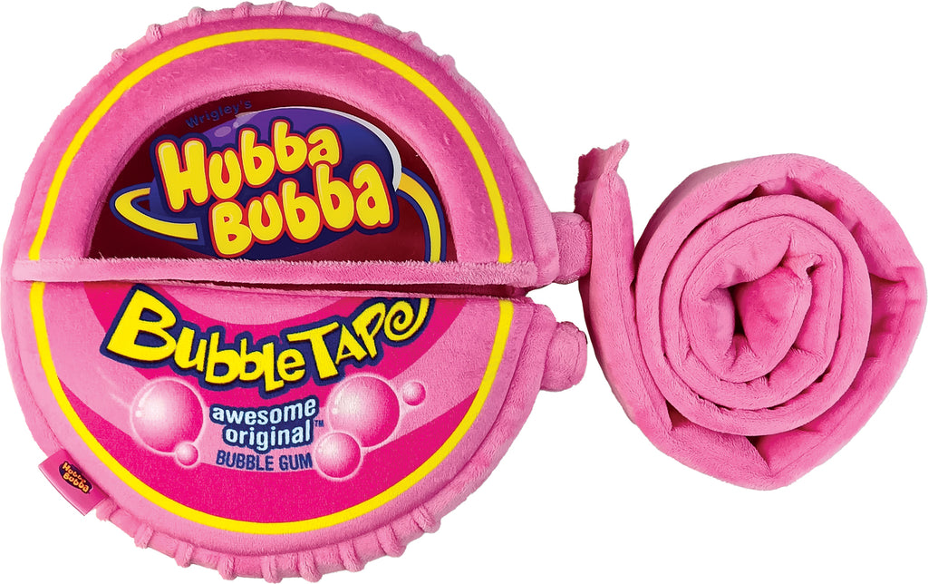 Hubba Bubba Packaging Plush toy replica of classic bubble gum package