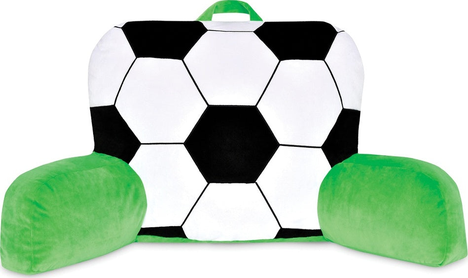 Soccer Lounge Pillow with soccer ball design for comfortable room seating
