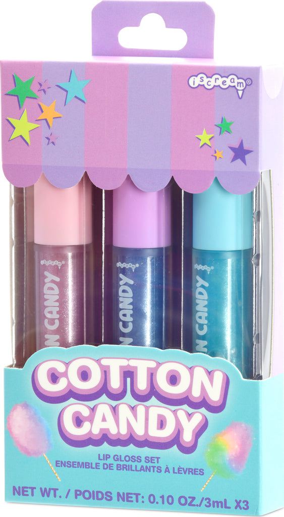 Cotton Candy Carnival Lip Gloss Set – Sweet Glitter Lip Gloss for Kids