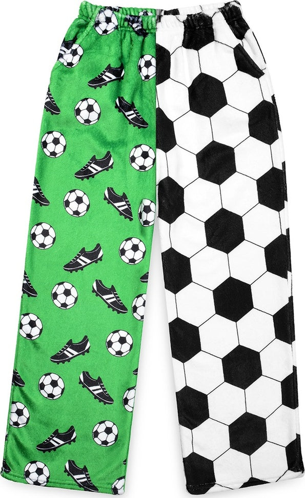 Goal Getter Plush Pants with motivational design and comfortable plush fabric