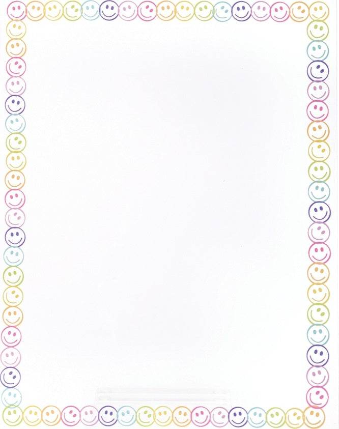 You Make Me Smile Acrylic Message Board with clear design for inspirational room decor