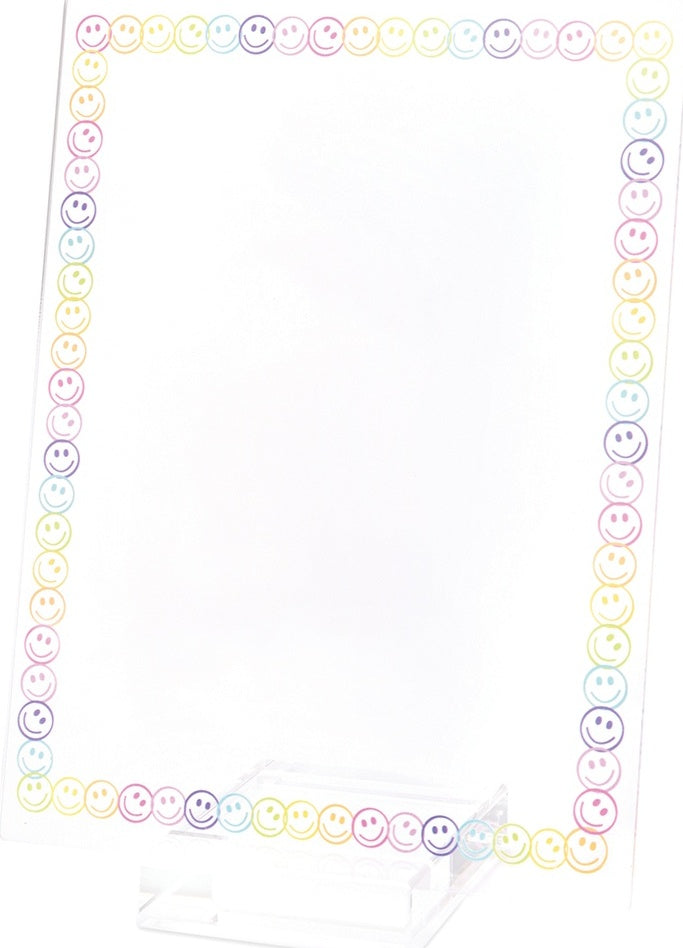 You Make Me Smile Acrylic Message Board with clear design for inspirational room decor