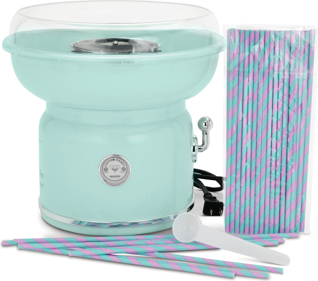 Cotton Candy Maker with 50 Printed Straws
