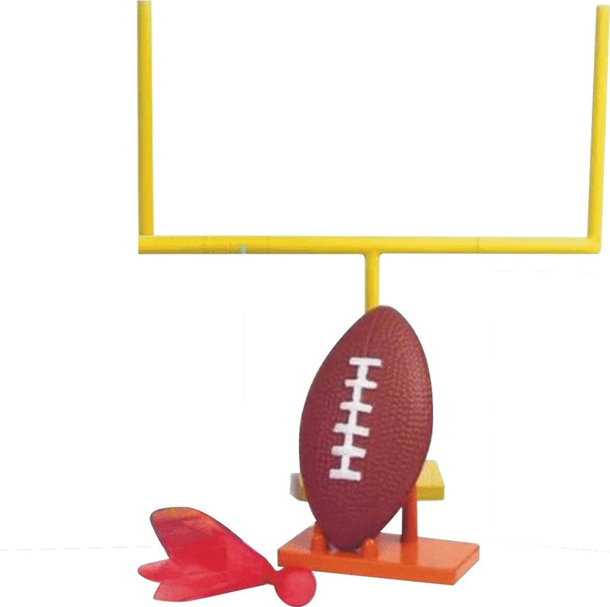 Probably the World's Smallest Football miniature toy in classic brown football design