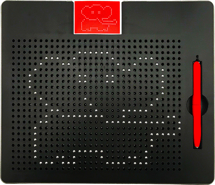 Black Mag Pad magnetic drawing board with stylus pen for mess-free drawing and creative expression