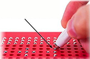 Mag Pad Drawing Board in red with magnetic stylus for mess-free creative drawing