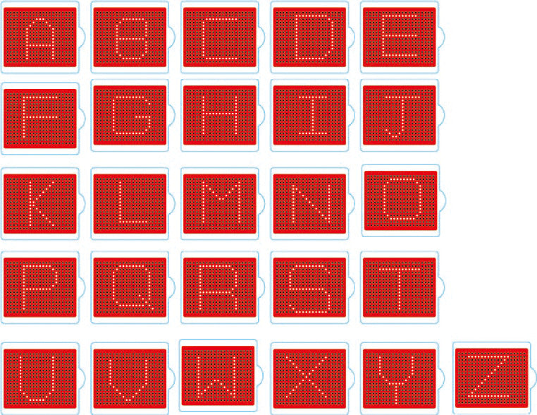 Mag Pad Drawing Board in red with magnetic stylus for mess-free creative drawing