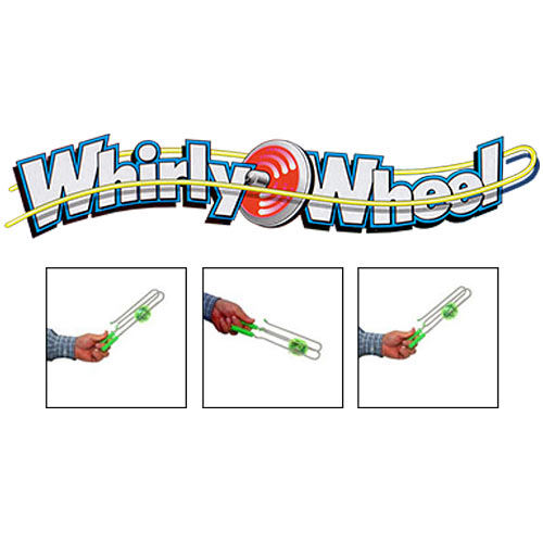 Rainbow Light Effect Whirly Wheel with vibrant LED lights that create mesmerizing color display while spinning