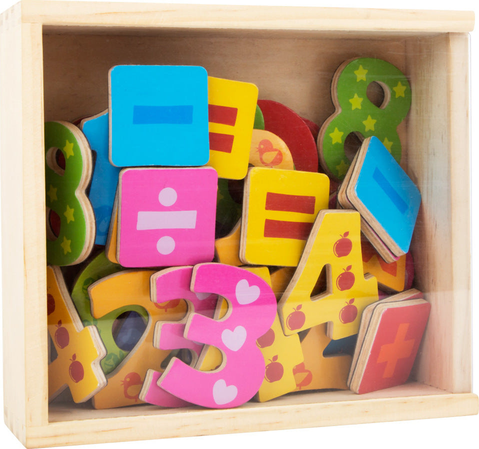 Colourful Magnetic Numbers set with bright numeric magnets for math learning and play