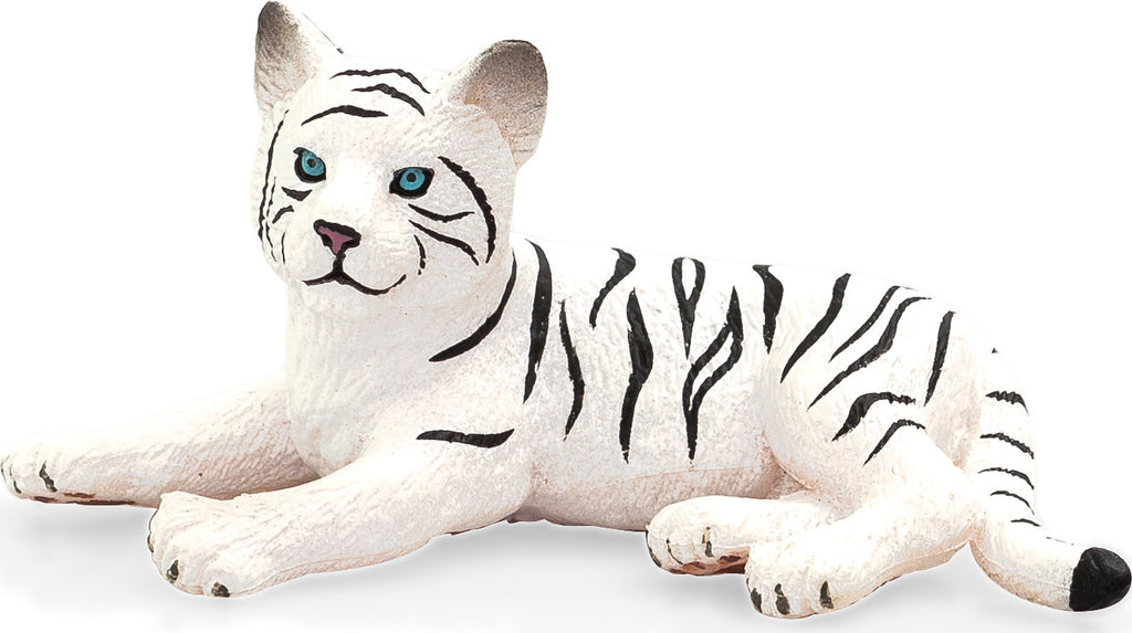 White Tiger cub Lying Down