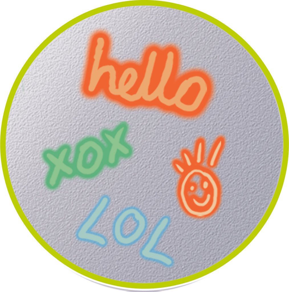 Glow-in-the-dark color pens set of 3 by Legler USA Small Foot for creative writing and drawing