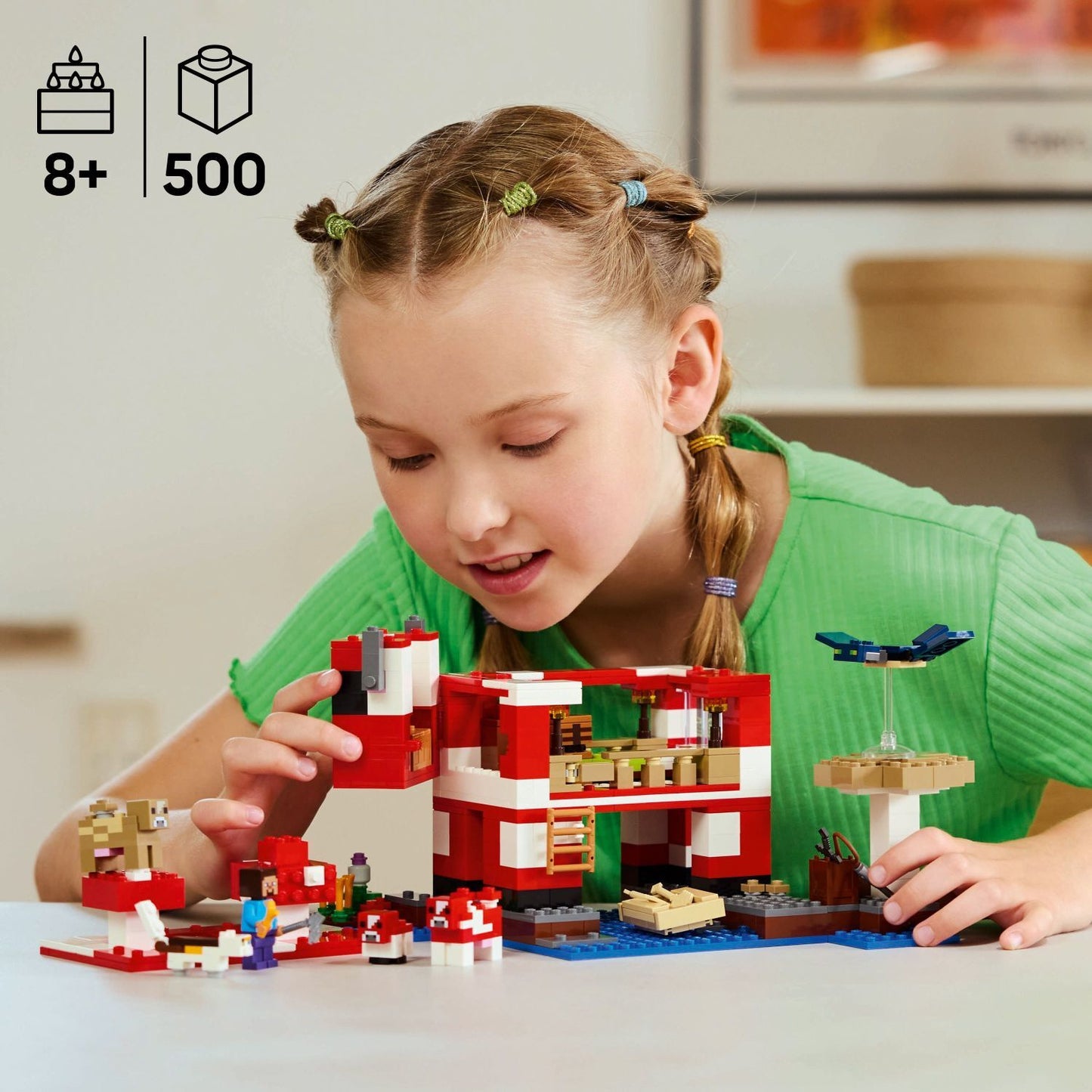 LEGO Minecraft: The Mooshroom House