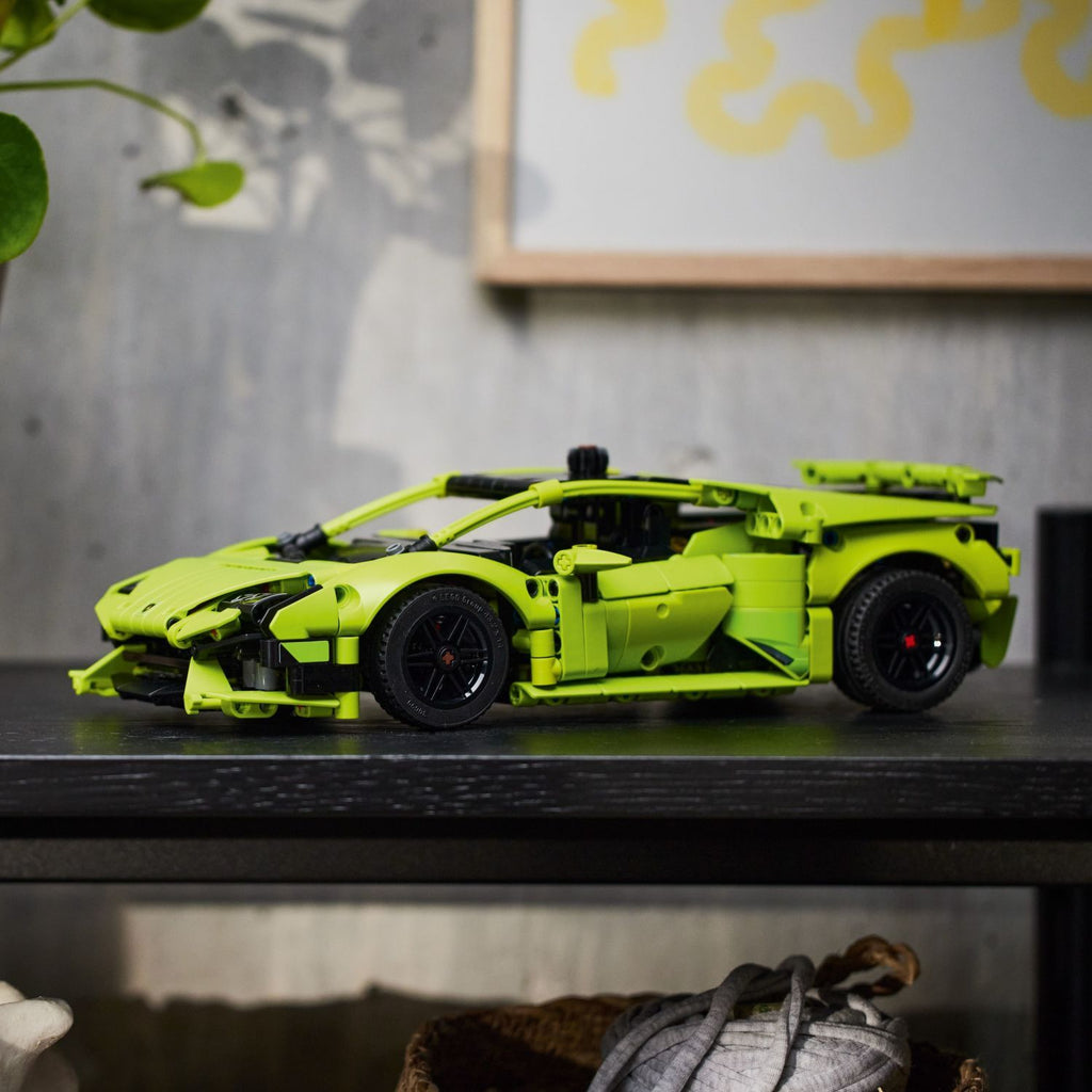 LEGO Technic Lamborghini Huracán Tecnica detailed supercar building set
