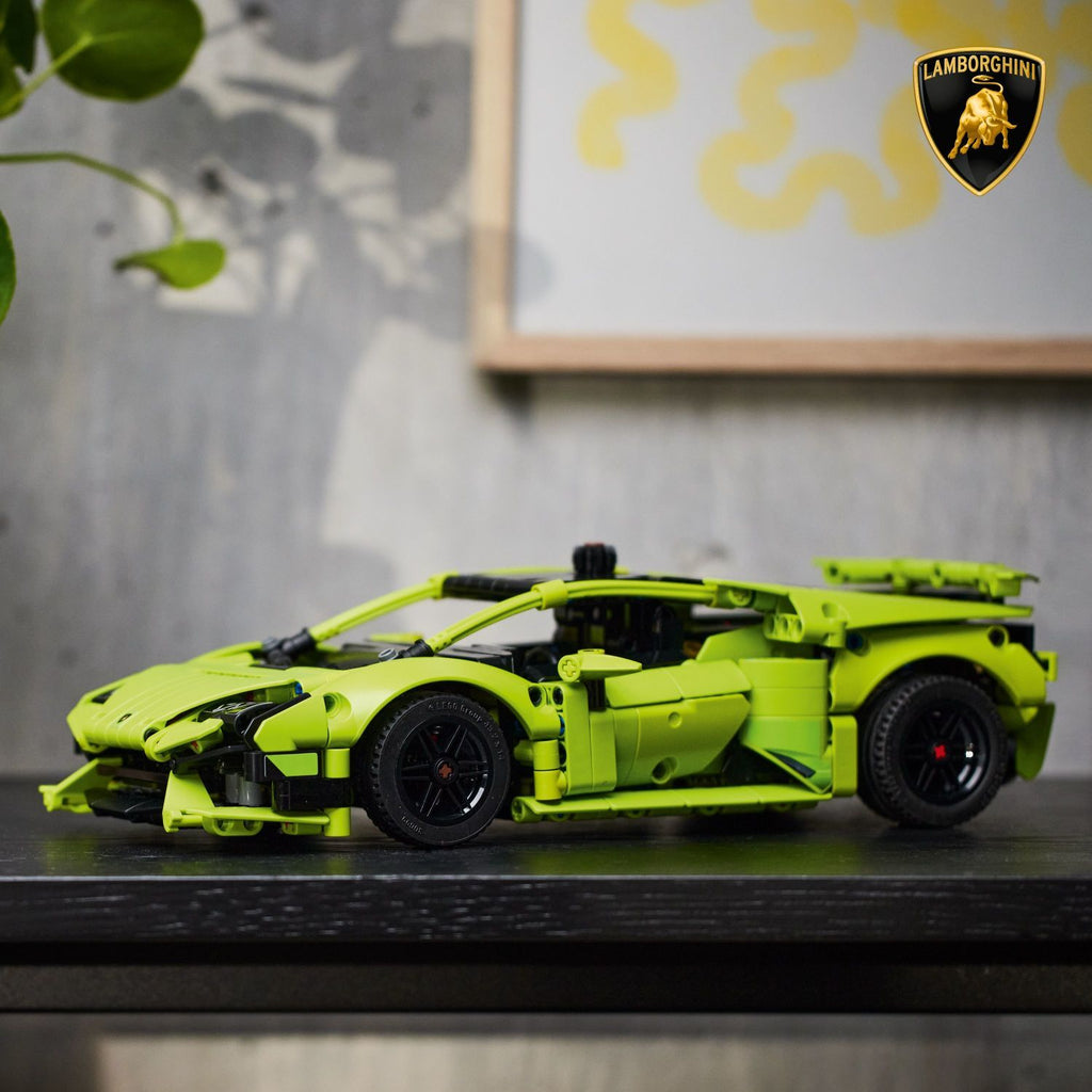 LEGO Technic Lamborghini Huracán Tecnica detailed supercar building set