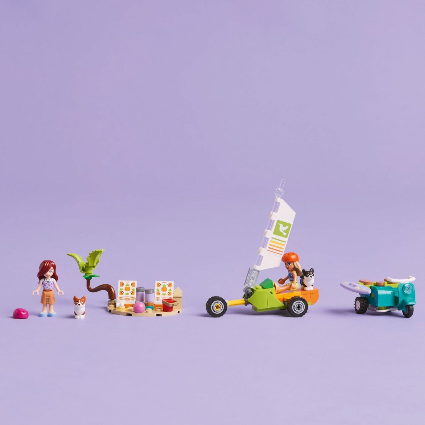 LEGO Friends: Surfing Dogs and Scooter Adventure