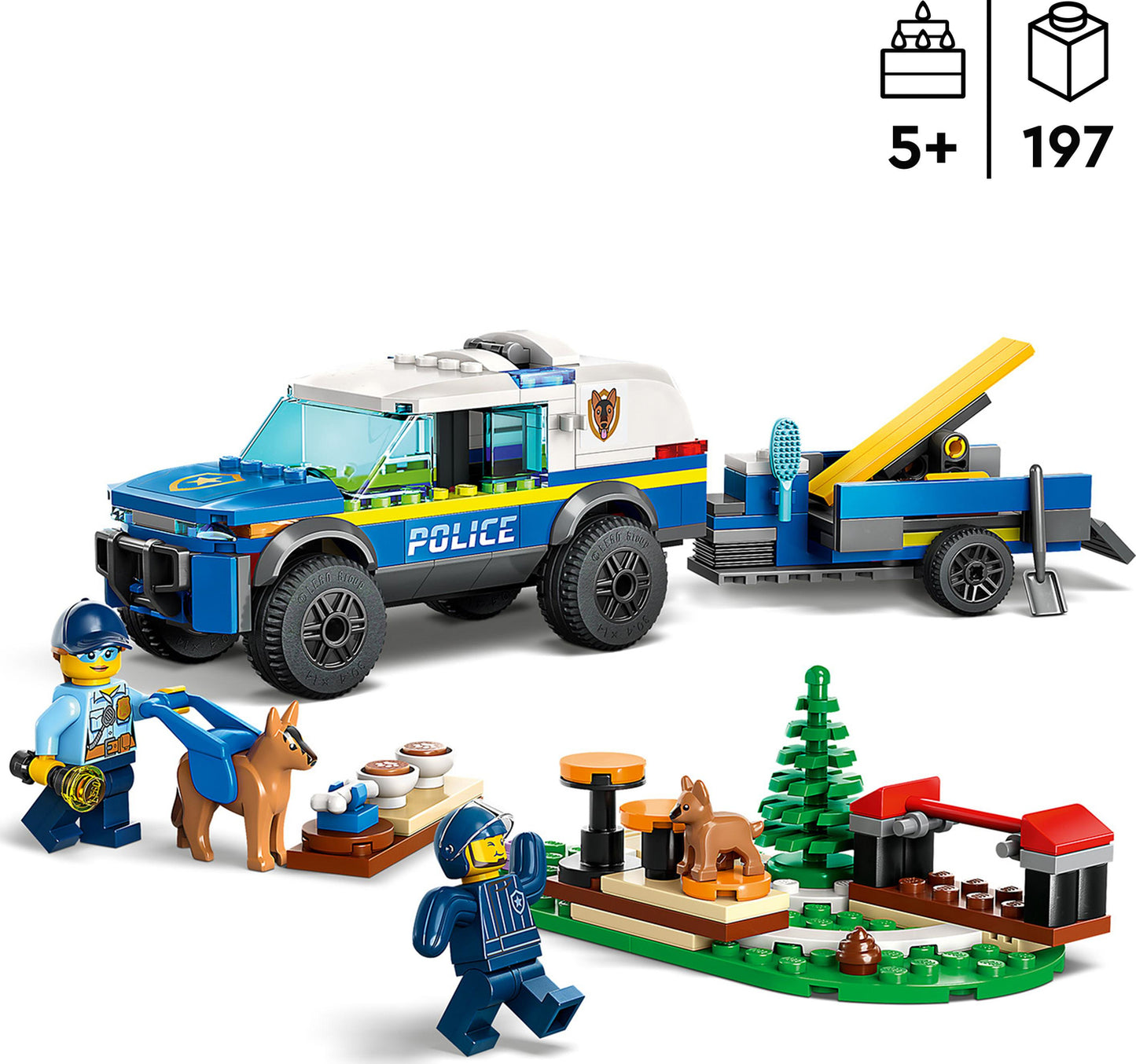 LEGO® City Police: Mobile Police Dog Training