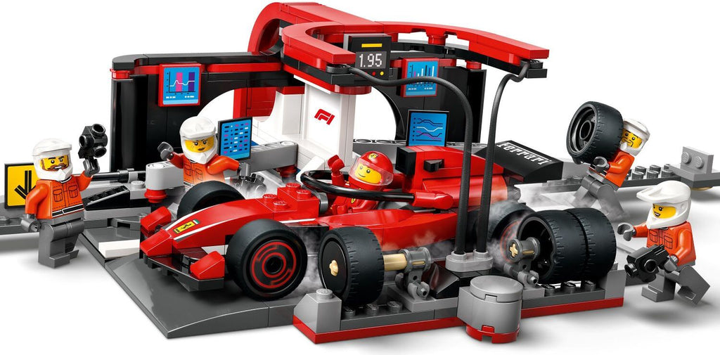 LEGO City Formula 1: F1® Pit Stop & Pit Crew with Ferrari Car