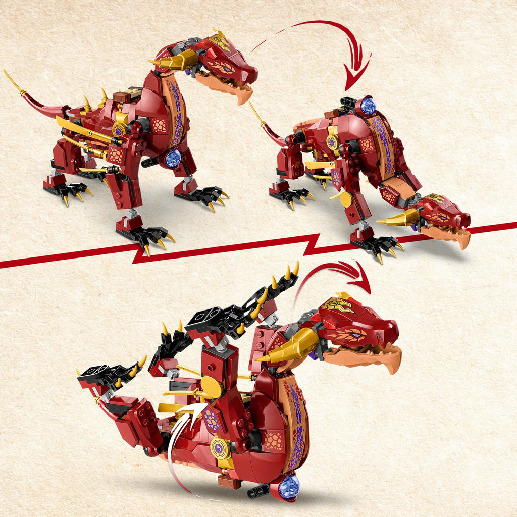 LEGO® NINJAGO® Heatwave Transforming Lava Dragon