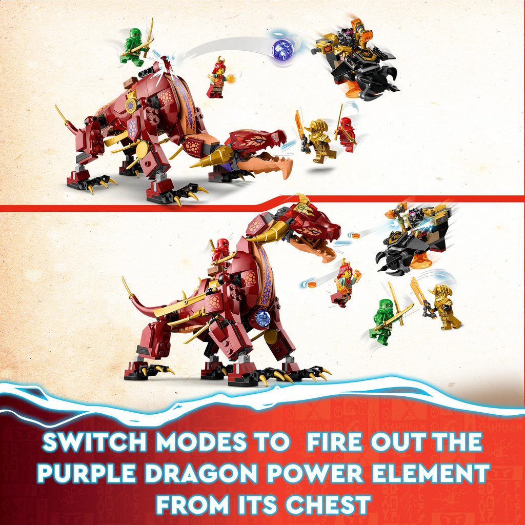 LEGO® NINJAGO® Heatwave Transforming Lava Dragon