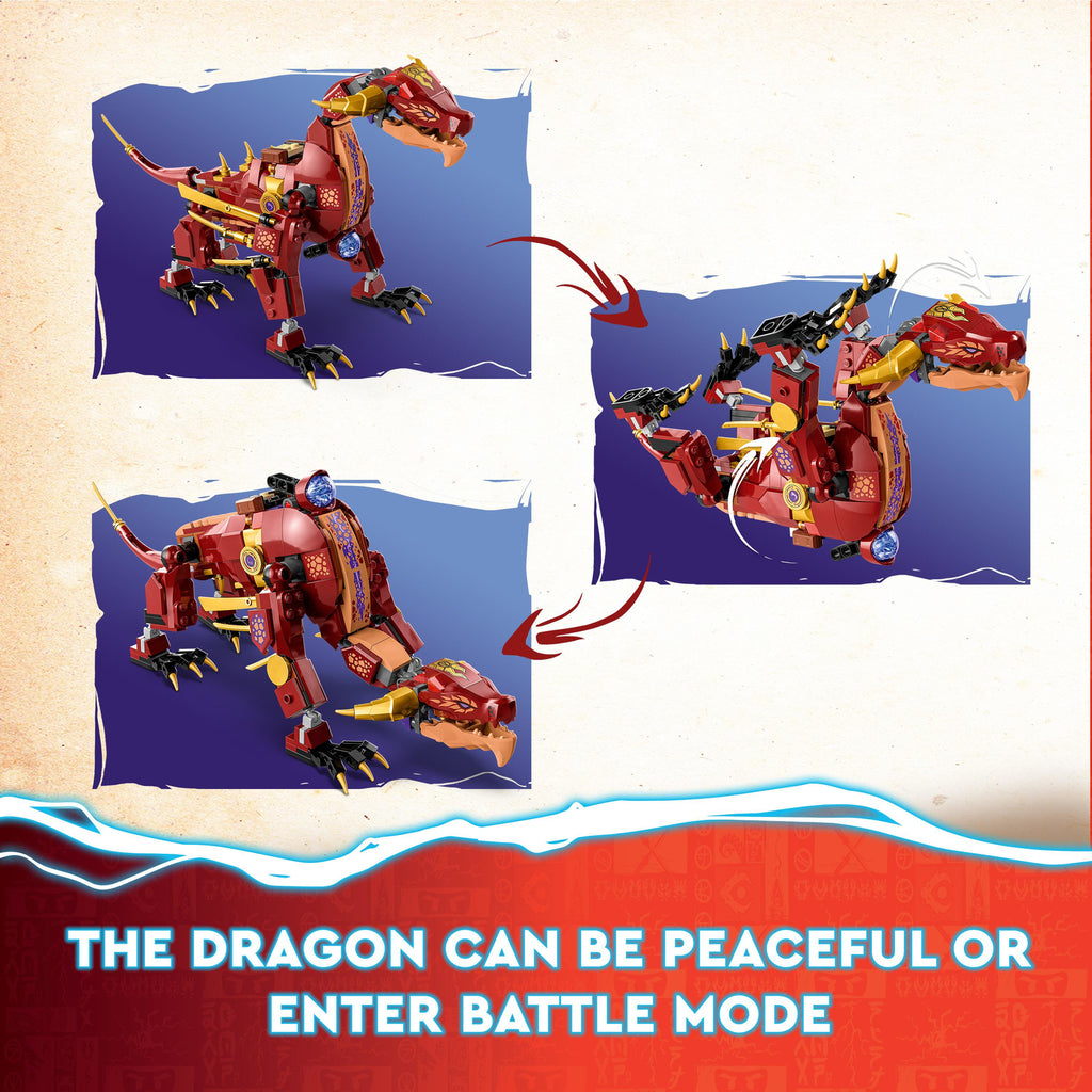 LEGO® NINJAGO® Heatwave Transforming Lava Dragon