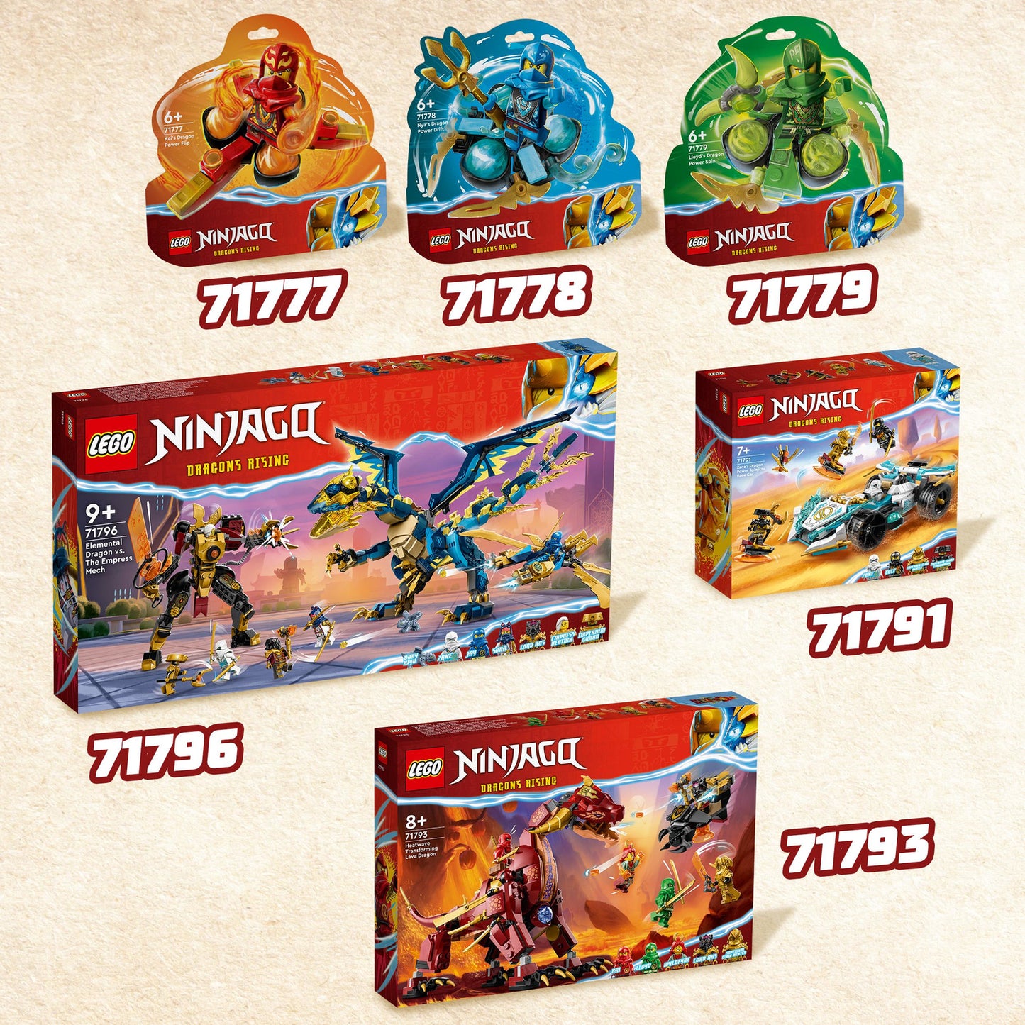 LEGO® NINJAGO® Heatwave Transforming Lava Dragon