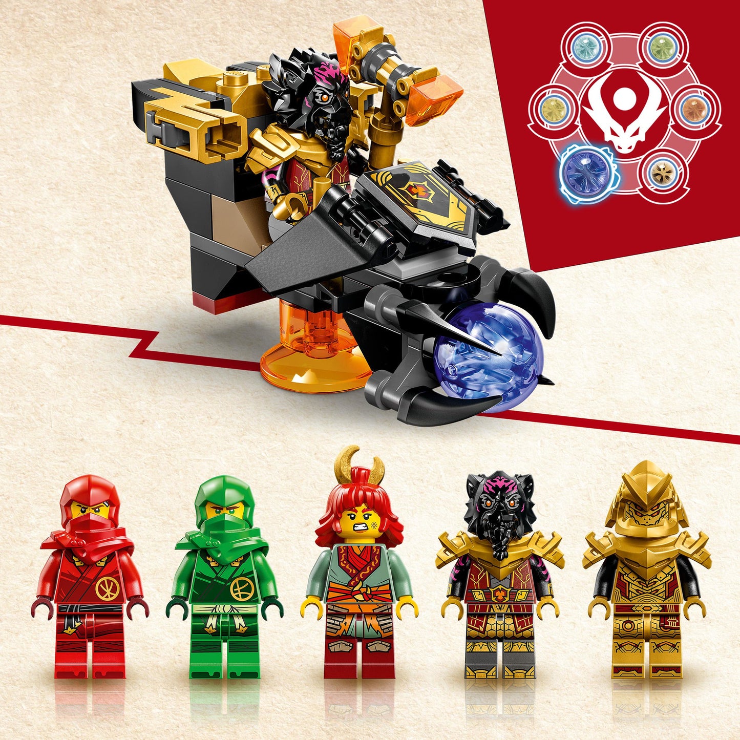LEGO® NINJAGO® Heatwave Transforming Lava Dragon