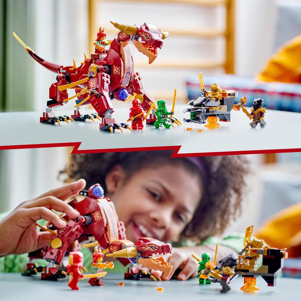 LEGO® NINJAGO® Heatwave Transforming Lava Dragon