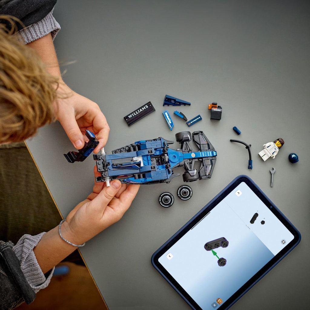 LEGO Speed Champions Visa Cash App RB VCARB 01 F1 race car 77246 with driver minifigure and authentic 2024 Formula 1 details