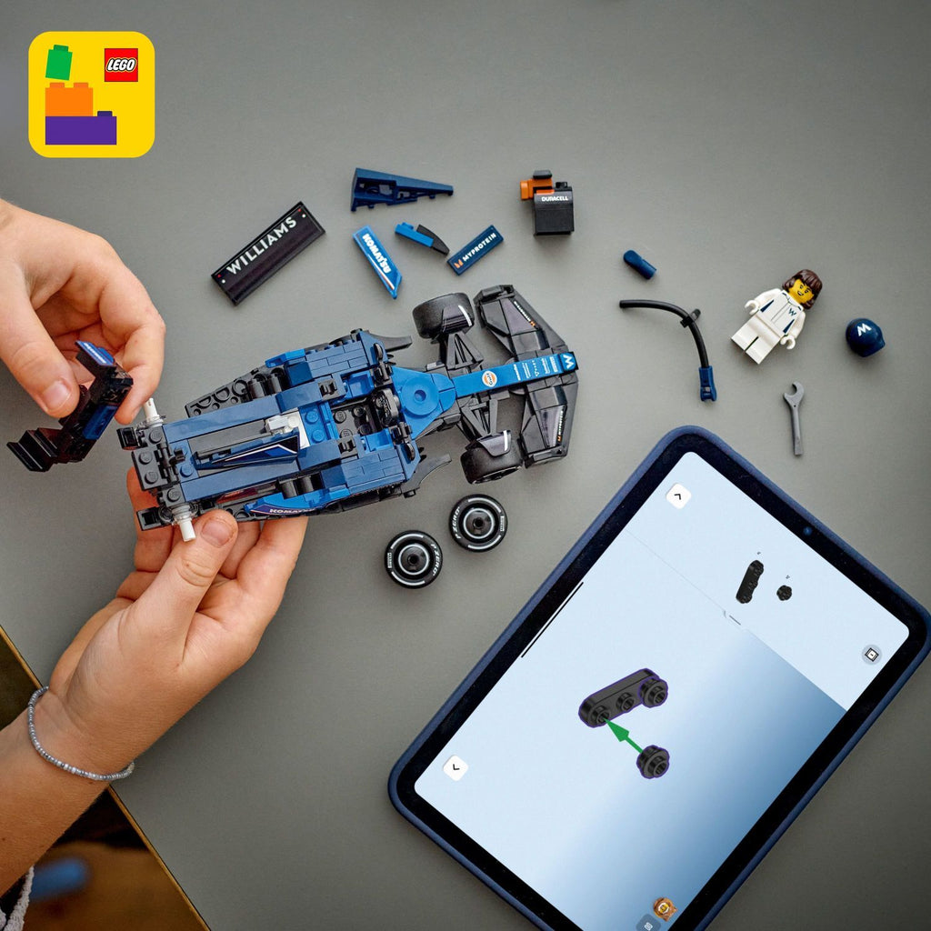 LEGO Speed Champions Visa Cash App RB VCARB 01 F1 race car 77246 with driver minifigure and authentic 2024 Formula 1 details