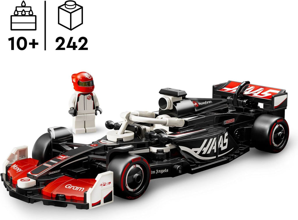 LEGO Speed Champions Visa Cash App RB VCARB 01 F1 race car 77246 with driver minifigure and authentic 2024 Formula 1 details