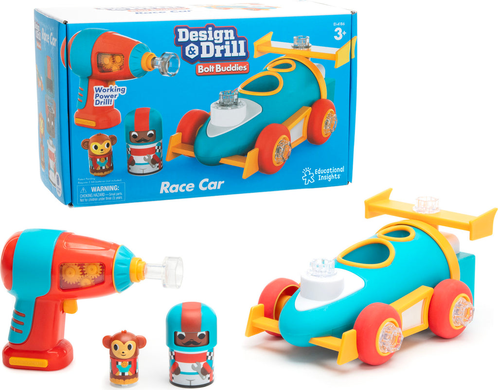 Design & Drill Bolt Buddies Race Car