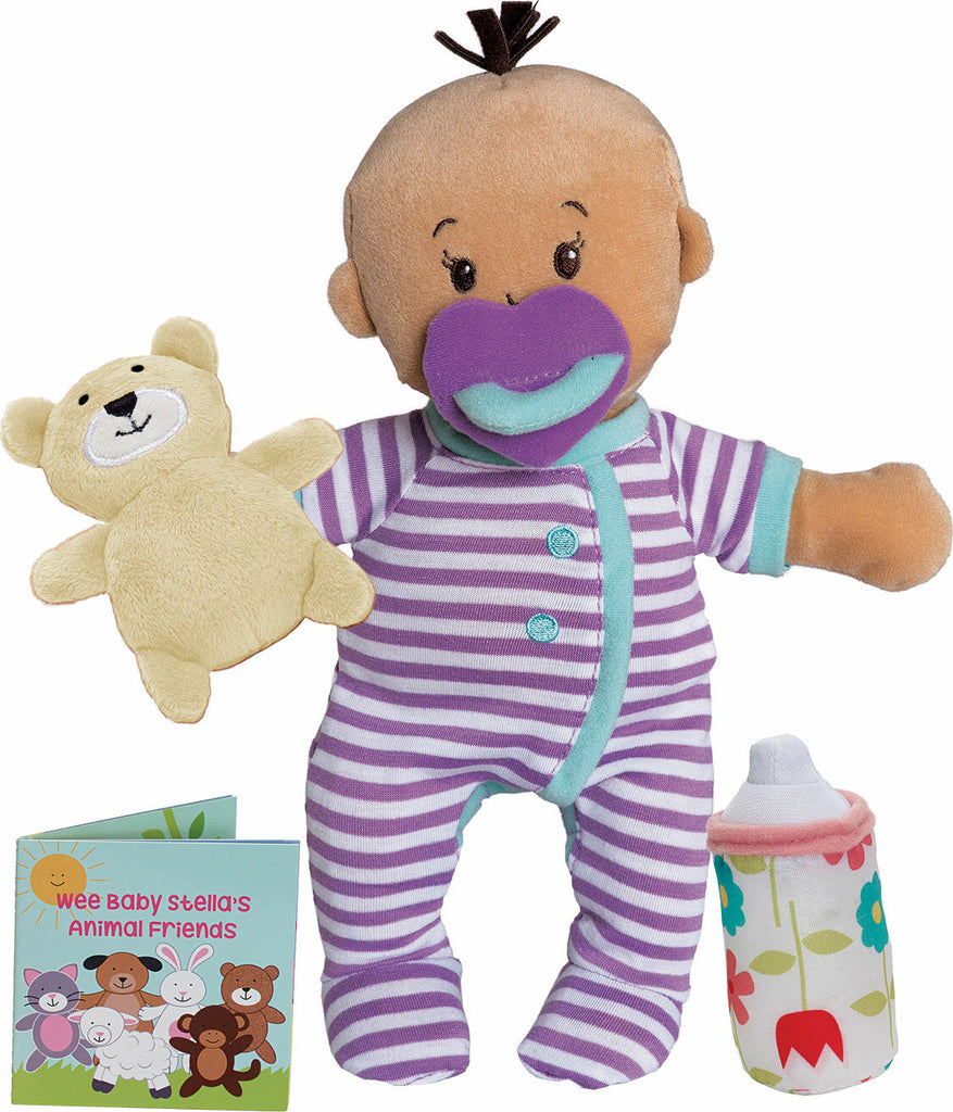 Wee Baby Stella Beige Sleep Time Scents Set with calming scented accessories for nurturing bedtime play