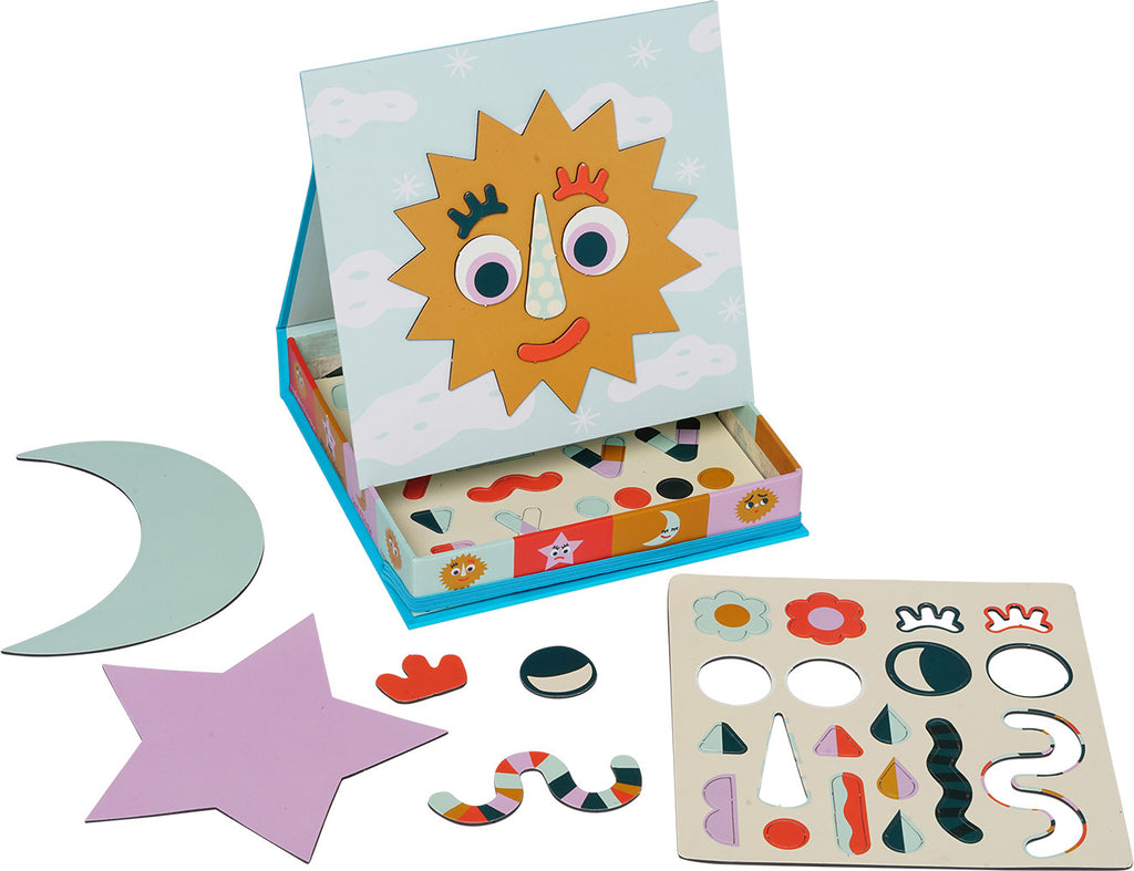 On-the-Go Making Faces 44-Piece Magnetic Travel Activity Toy 3 Years and Up