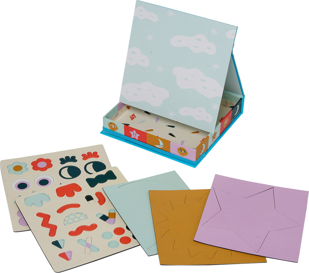 On-the-Go Making Faces 44-Piece Magnetic Travel Activity Toy 3 Years and Up