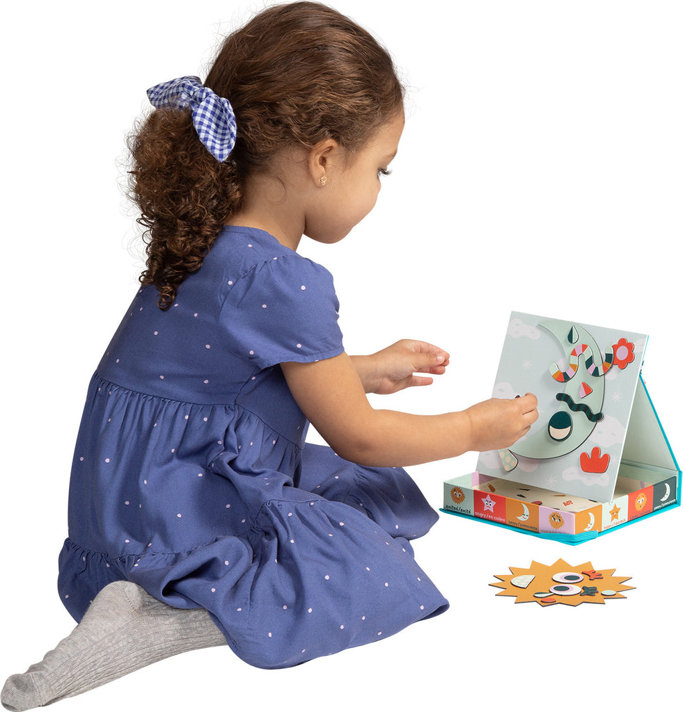 On-the-Go Making Faces 44-Piece Magnetic Travel Activity Toy 3 Years and Up