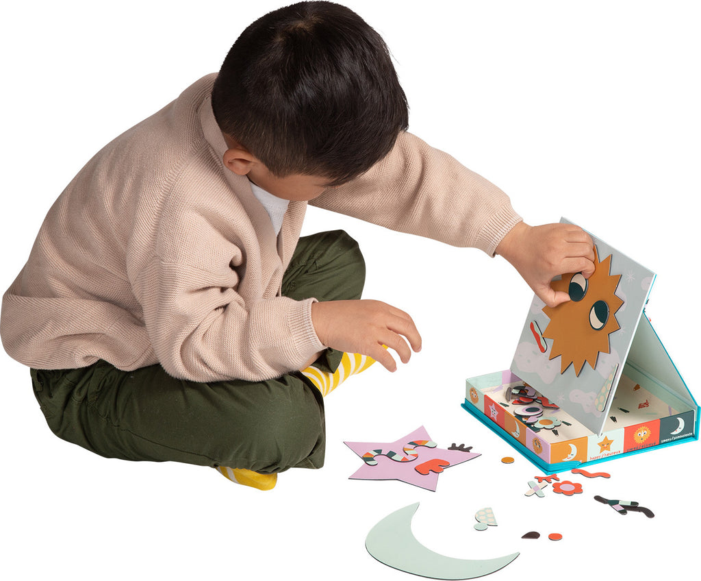 On-the-Go Making Faces 44-Piece Magnetic Travel Activity Toy 3 Years and Up